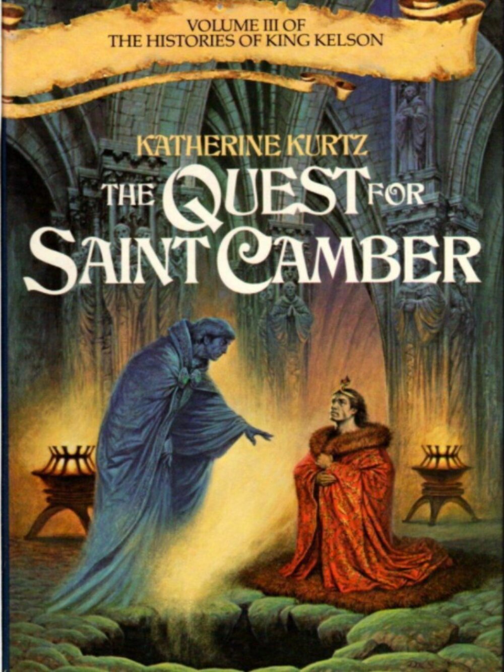5/$15 Book Quest for Saint Camber Kurtz King Nelson 3 Magic Epic Fantasy BCE HC